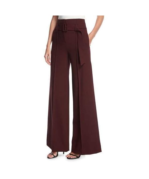Waist Belted Wide-Leg Pants - WEAR