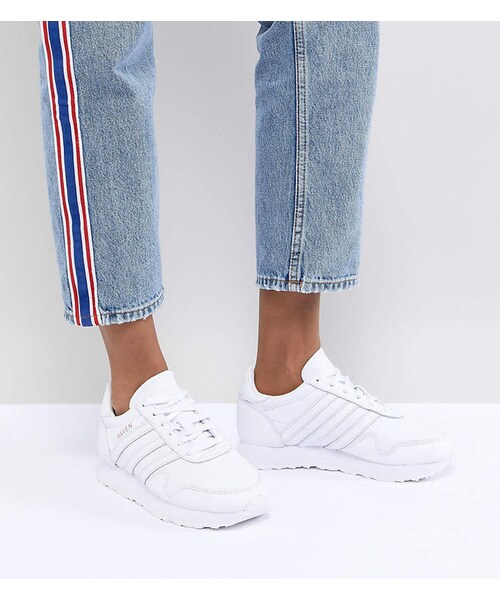 adidas（アディダス）の「adidas Originals Made In Germany Haven Sneakers In Premium White  Leather（スニーカー）」 - WEAR