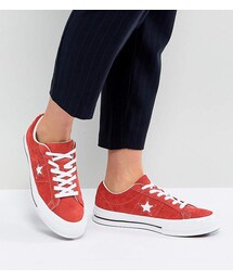 CONVERSE | Converse One Star Ox Sneakers In Red Suede(スニーカー)