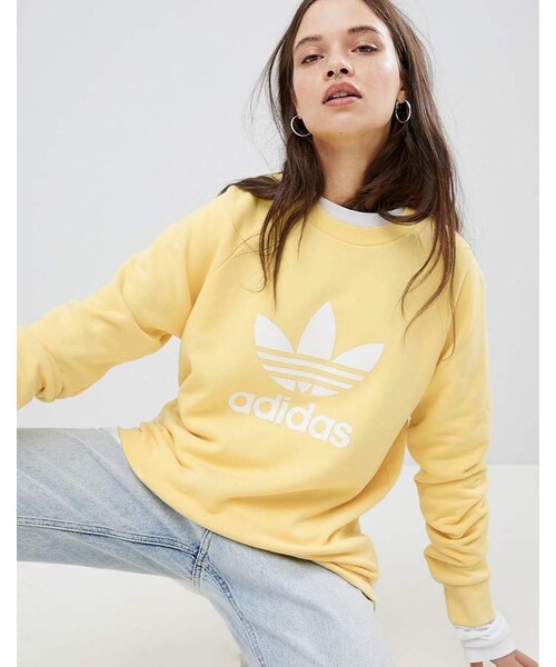 adidas originals yellow sweatshirt