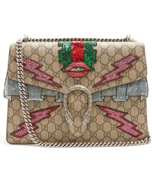 GUCCI | GUCCI Dionysus GG Supreme embellished shoulder bag(ショルダーバッグ)