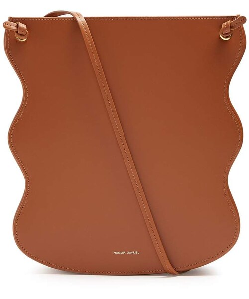 MANSUR GAVRIEL(マンサーガブリエル)の「MANSUR GAVRIEL Ocean leather bag(ショルダーバッグ・レディース・Brown・One Size)」の1枚目の写真