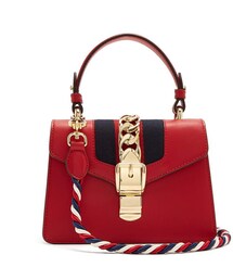 GUCCI | GUCCI Sylvie mini leather shoulder bag(ショルダーバッグ)