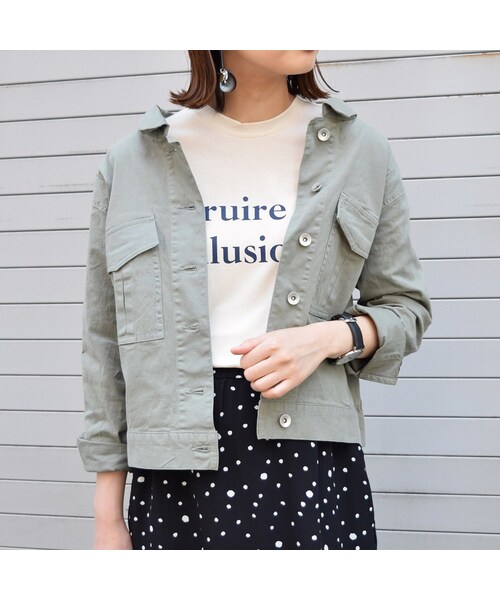 no brand（ノーブランド）の「レースアップミリタリーJK（ミリタリージャケット・レディース・その他）」の11枚目の写真