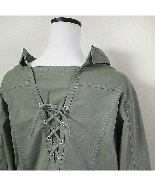 no brand（ノーブランド）の「レースアップミリタリーJK（ミリタリージャケット・レディース・その他）」の9枚目の写真