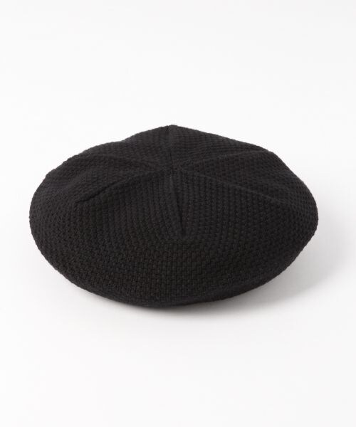 LOWRYS FARM（ローリーズファーム）の「コットンベレー（帽子・ブラック/ベージュ/ブルー）」の6枚目の写真