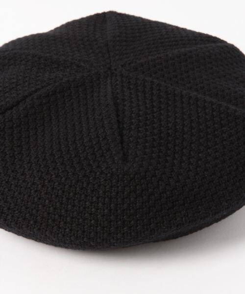 LOWRYS FARM（ローリーズファーム）の「コットンベレー（帽子・ブラック/ベージュ/ブルー）」の7枚目の写真