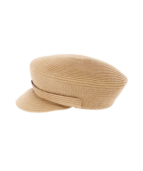 earth music&ecology(アースミュージックアンドエコロジー)の「ペーパーキャスケット(帽子・ブラック/ベージュ・F)」の3枚目の写真