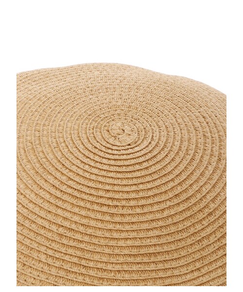 earth music&ecology(アースミュージックアンドエコロジー)の「ペーパーキャスケット(帽子・ブラック/ベージュ・F)」の5枚目の写真