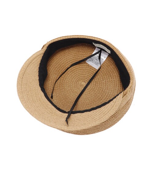 earth music&ecology(アースミュージックアンドエコロジー)の「ペーパーキャスケット(帽子・ブラック/ベージュ・F)」の6枚目の写真