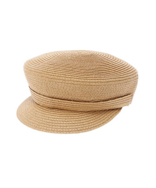 earth music&ecology(アースミュージックアンドエコロジー)の「ペーパーキャスケット(帽子・ブラック/ベージュ・F)」の8枚目の写真