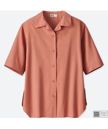 UNIQLO | オープンカラーシャツ（半袖）＋E(シャツ/ブラウス)