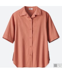 UNIQLO | オープンカラーシャツ（半袖）＋E(シャツ/ブラウス)