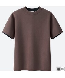 UNIQLO | コットンクルーネックセーター（半袖）＋E(ニット/セーター)