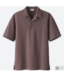 UNIQLO | スーピマコットンオープンカラーポロシャツ（半袖）＋E(Tシャツ/カットソー)