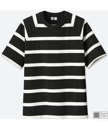 UNIQLO | ボーダーT（半袖）＋E(Tシャツ/カットソー)