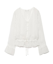 SNIDEL | ドットブラウスガウン(ジャケット/アウター)