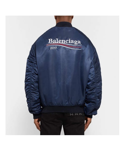 BALENCIAGA（バレンシアガ）の「Balenciaga Embroidered Satin Bomber