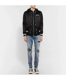 AMIRI（アミリ）の「AMIRI Lovers Embellished Silk-Satin