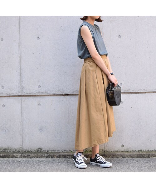 no brand（ノーブランド）の「バックロングチノSK（スカート・レディース・その他）」の8枚目の写真