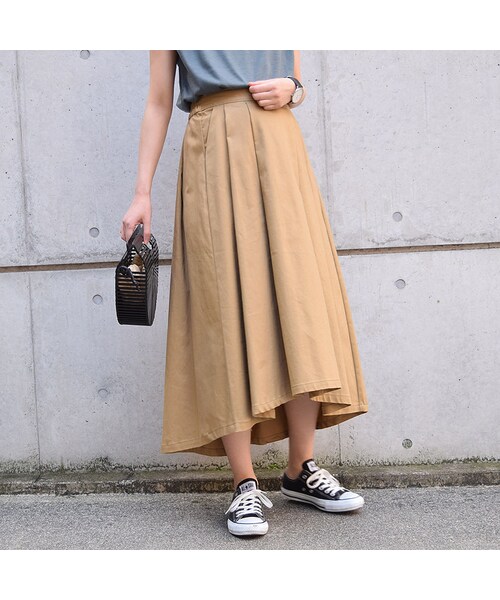 no brand（ノーブランド）の「バックロングチノSK（スカート・レディース・その他）」の7枚目の写真