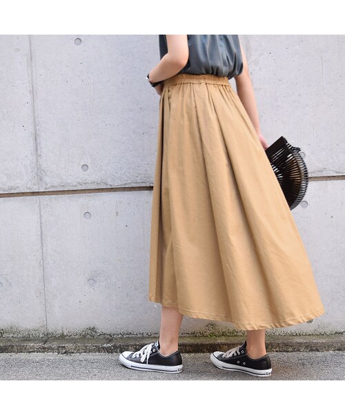 no brand（ノーブランド）の「バックロングチノSK（スカート・レディース・その他）」の9枚目の写真