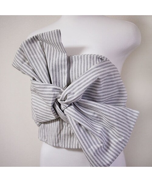 no brand（ノーブランド）の「【再入荷】Stripe Ribbon Corset（チューブトップ・レディース・その他）」の6枚目の写真