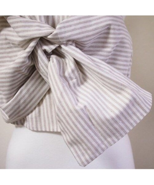 no brand（ノーブランド）の「【再入荷】Stripe Ribbon Corset（チューブトップ・レディース・その他）」の7枚目の写真