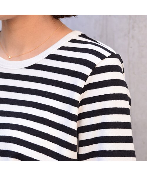 no brand(ノーブランド)の「【 MORE SALE 】BORDER カットソー(Tシャツ/カットソー・レディース・その他)」の11枚目の写真