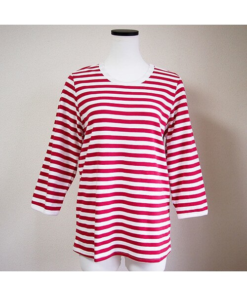 no brand(ノーブランド)の「【 MORE SALE 】BORDER カットソー(Tシャツ/カットソー・レディース・その他)」の1枚目の写真