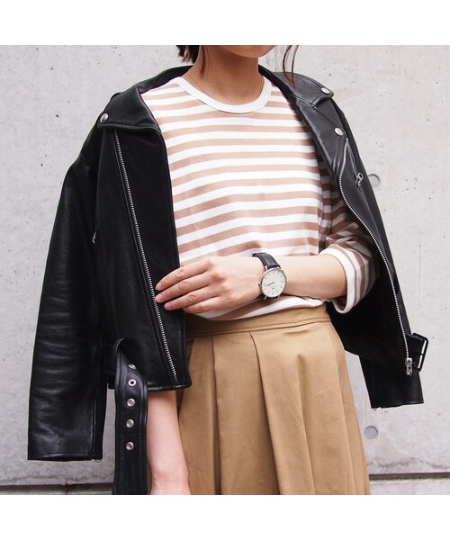 no brand(ノーブランド)の「【 MORE SALE 】BORDER カットソー(Tシャツ/カットソー・レディース・その他)」の4枚目の写真