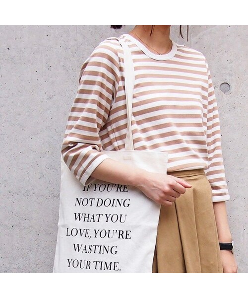 no brand(ノーブランド)の「【 MORE SALE 】BORDER カットソー(Tシャツ/カットソー・レディース・その他)」の3枚目の写真