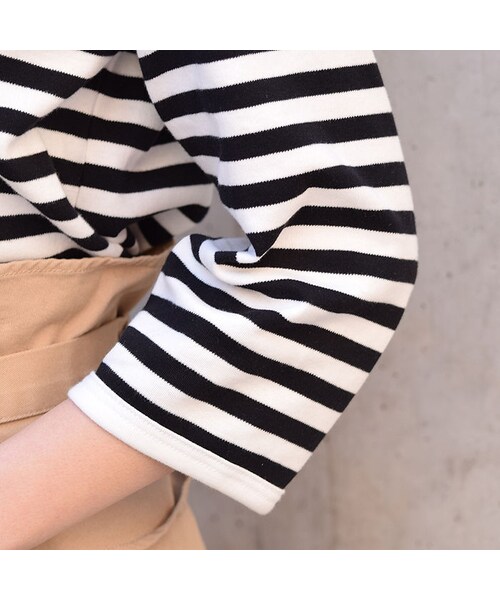 no brand(ノーブランド)の「【 MORE SALE 】BORDER カットソー(Tシャツ/カットソー・レディース・その他)」の12枚目の写真