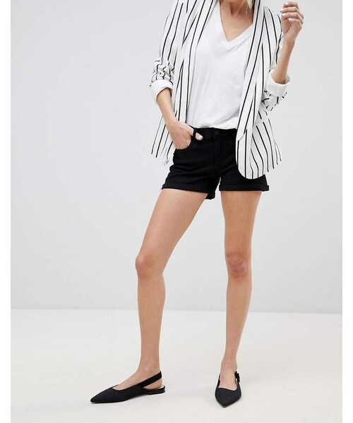 MANGO（マンゴ）の「Mango Denim Shorts（その他パンツ・レディース・Black・Us 4/Us 8/Us 2/Us 10/Us 6）」の2枚目の写真