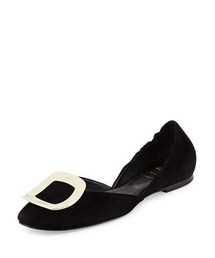 Roger Vivier | Roger Vivier Ballerine Chips Suede d'Orsay Flat(シューズ)
