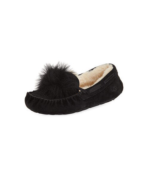 UGG（アグ）の「UGG Dakota Pompom Woven Moccasin（シューズ・レディース・Brown/Black・11b / 41eu/10b / 40eu/9b / 39eu/8b / 38eu/7b / 37eu/6b / 36eu/5b / 35eu）」の2枚目の写真