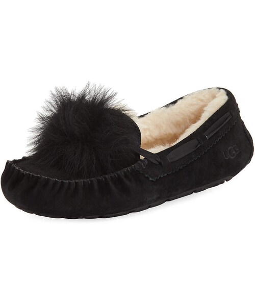 UGG（アグ）の「UGG Dakota Pompom Woven Moccasin（シューズ・レディース・Brown/Black・11b / 41eu/10b / 40eu/9b / 39eu/8b / 38eu/7b / 37eu/6b / 36eu/5b / 35eu）」の3枚目の写真