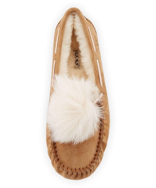 UGG（アグ）の「UGG Dakota Pompom Woven Moccasin（シューズ・レディース・Brown/Black・11b / 41eu/10b / 40eu/9b / 39eu/8b / 38eu/7b / 37eu/6b / 36eu/5b / 35eu）」の5枚目の写真