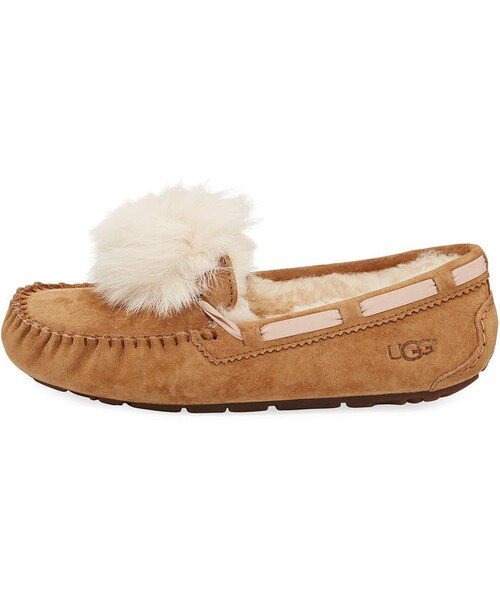 UGG（アグ）の「UGG Dakota Pompom Woven Moccasin（シューズ・レディース・Brown/Black・11b / 41eu/10b / 40eu/9b / 39eu/8b / 38eu/7b / 37eu/6b / 36eu/5b / 35eu）」の6枚目の写真