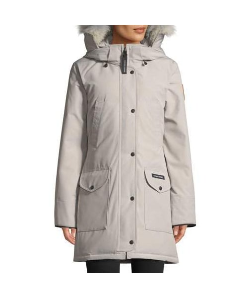 trillium fur trim parka