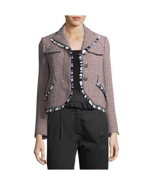 CARVEN（カルヴェン）の「Carven Tweed Button-Front Jacket with