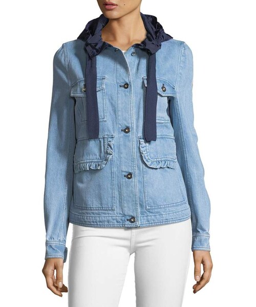 MONCLER（モンクレール）の「Moncler Resinite Button-Front Denim