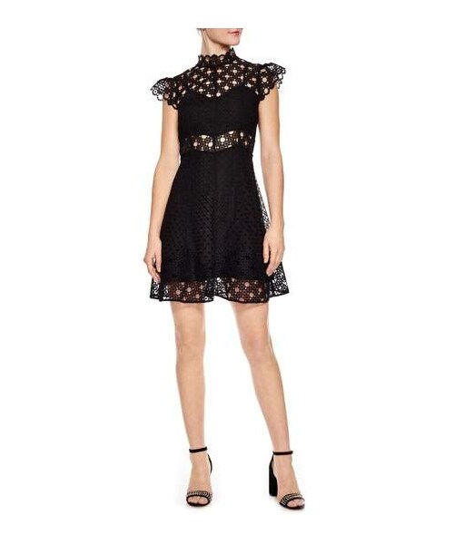 sandro（サンドロ）の「sandro Lace Fit & Flare Dress（ワンピース 