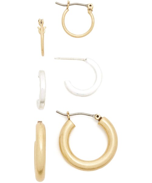 madewell(メイドウェル)の「Madewell Multi Hoop Earring Pack(イヤリング・レディース・Gold・One Size)」の1枚目の写真