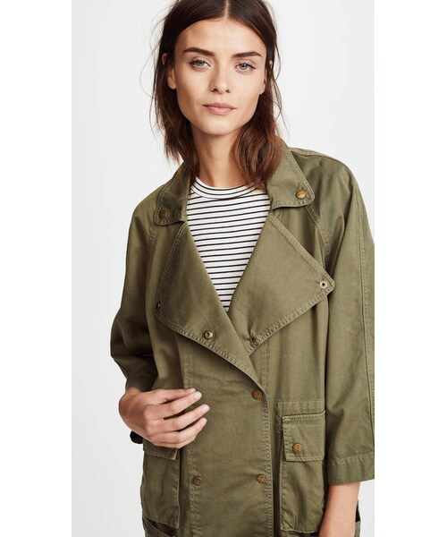 Current/Elliott(カレントエリオット)の「Current/Elliott The Infantry Jacket(ジャケット/アウター・レディース・Green・0/1/2/3)」の4枚目の写真