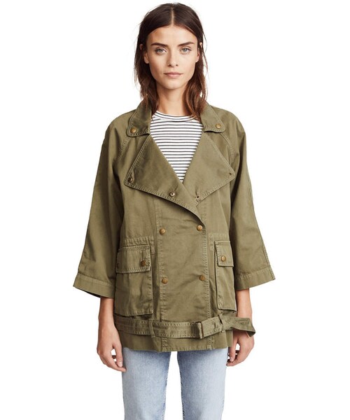 Current/Elliott(カレントエリオット)の「Current/Elliott The Infantry Jacket(ジャケット/アウター・レディース・Green・0/1/2/3)」の3枚目の写真