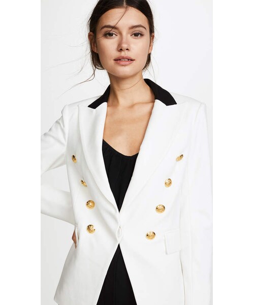 Veronica Beard(ヴェロニカ ビアード)の「Veronica Beard Jack Riding Jacket(ジャケット/アウター・レディース・White・2/6/8/10)」の3枚目の写真