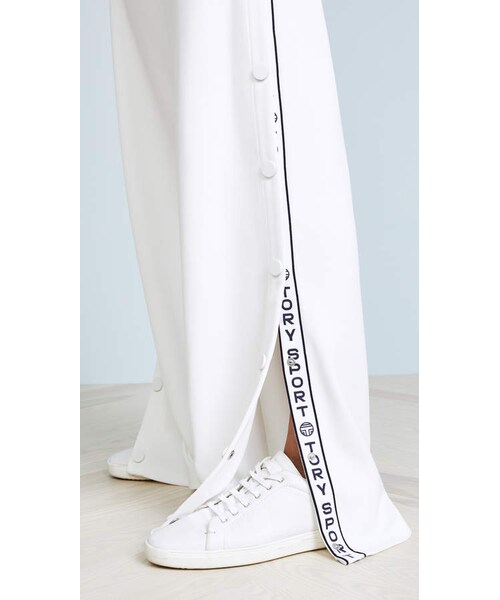 Tory Sport(トリースポーツ)の「Tory Sport Banner Tear Away Track Pants(その他パンツ・レディース・White・XS/S/M/L/XL)」の4枚目の写真