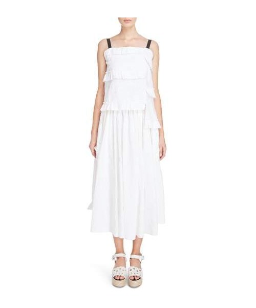 LOEWE（ロエベ）の「LOEWE Broderie Anglaise Ruffle Camisole