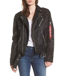 ジャケット・アウター FLAREUP Asymmetrical Biker Jacket FLAREUP Asymmetrical Biker Jacket